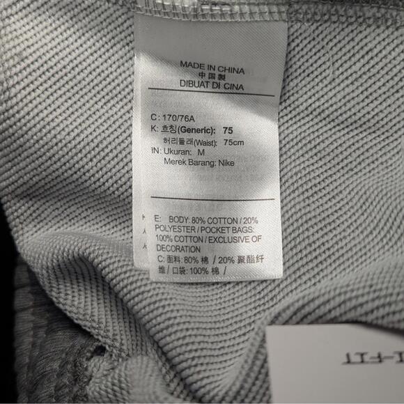 Nike Dri-FIT Standard Issue Men’s Pants – Grey (CK6366-063), Size M - Picture 8 of 9